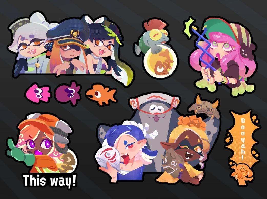 Splatoon Stickers