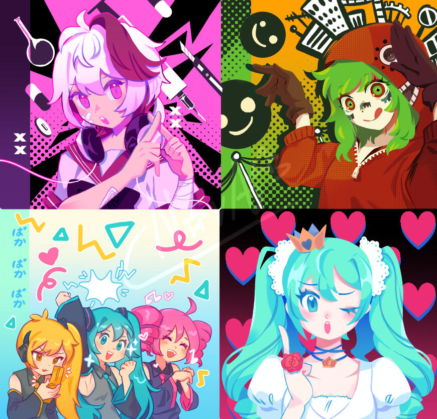 Vocaloid CD Charms