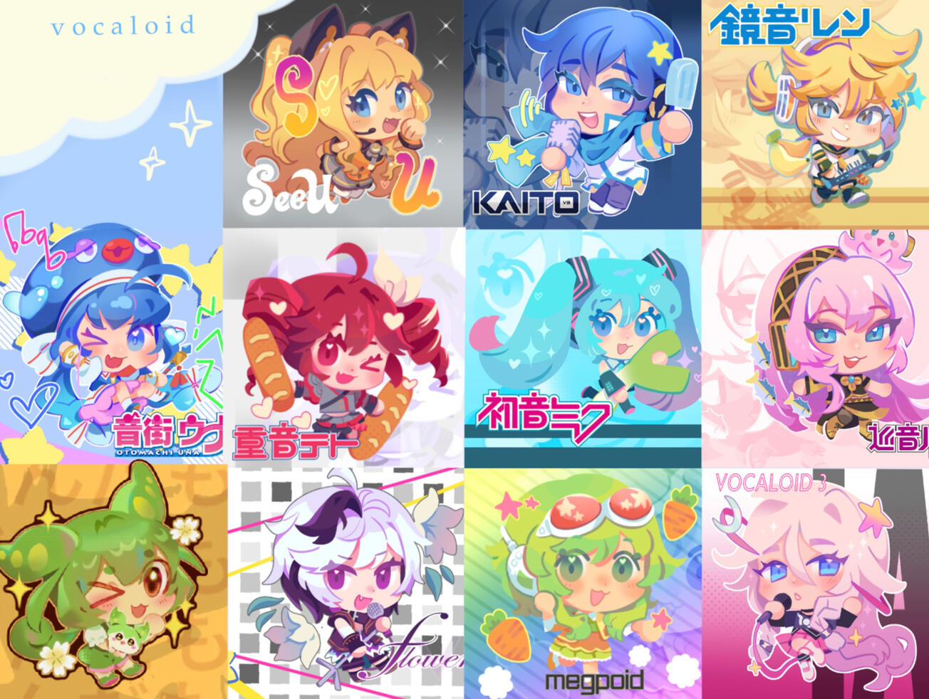 Vocaloid Chibis
