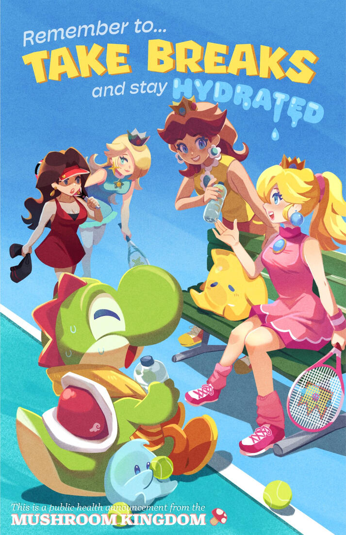 Mario Princess Tennis